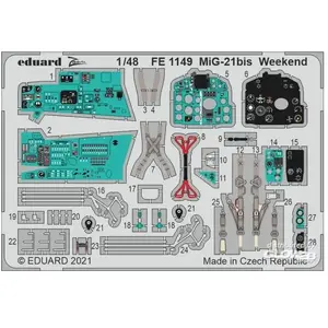 Eduard MiG-21bis Weekend 1/48 pour pas cher