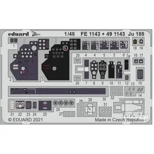 Eduard Ju 188 1/48 pour REVELL pas cher