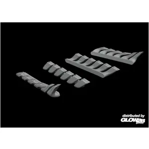 Eduard Bf 110C/D/E exhaust stacks pour