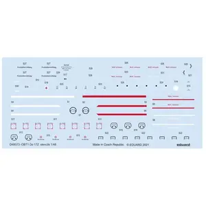 Eduard Do 17 stencils 1/48 pour ICMVendu pargalaxus