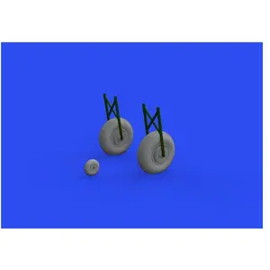 Eduard Il-2 wheels 1/48 for ZVEZDA pas cher