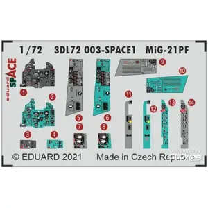 Eduard MiG-21PF SPACE 1/72 pour