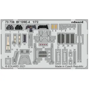 Eduard Bf 109E-4 1/72 pour SPECIAL HOBBY