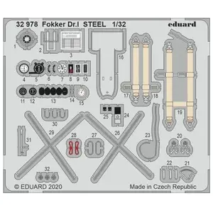 Eduard Fokker Dr.I STEEL pour Meng pas cher