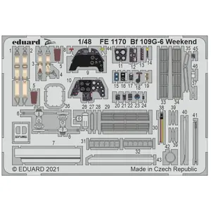 Eduard Bf 109G-6 Weekend 1/48 pour
