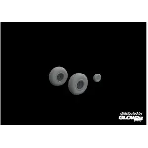 Eduard B-17 wheels oval tread for HKM pas cher