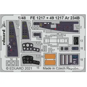 Eduard Ar 234B 1/48 HASEGAWA/HOBBY 2000 pas cher