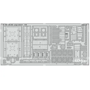 Eduard Mi-24D cargo interior forVendu pargalaxus