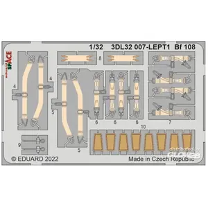 Eduard Bf 108 SPACE 1/32 pas cher