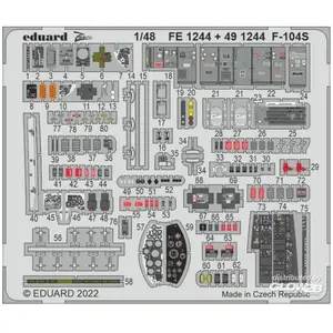 Avion - EDUARD - F-104S - Maquette à monter - Echelle 1/48 pas cher