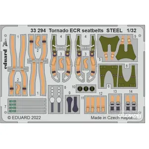 Eduard Tornado ECR seatbelts STEEL for ITALERI