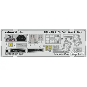 Eduard A-4B 1/72 pour FUJIMI / HOBBY 2000 pas cher