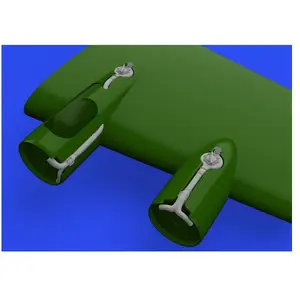 Eduard B-17F superchargers 1/48 for HKM pas cher