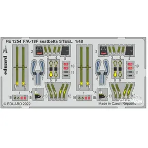 Eduard F/A-18F seatbelts STEEL pour MENGVendu pargalaxus