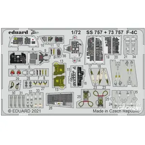 Eduard F-4C, pour FINE MOLDS pas cher