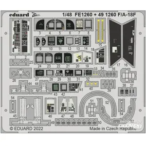 Eduard F/A-18F pour HOBBY BOSS pas cher