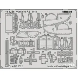 Eduard Vampire F.3 pour AIRFIX pas cher