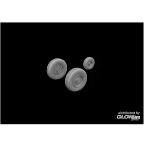 Eduard A-10C wheels 1/48 ACADEMY pas cher