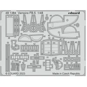 Eduard Vampire FB.5 1/48 AIRFIX pas cher