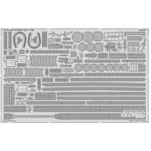 Eduard USS Iowa BB-61 part 3 1/350 HOBBY BOSS pas cher
