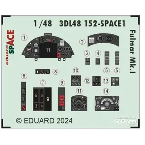 Eduard Fulmar Mk.I SPACE 1/48 pas cher