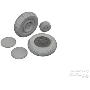 Eduard P-47D wheels cross tread 1/48 pas cher