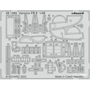 Eduard Vampire FB.9 1/48 pas cher