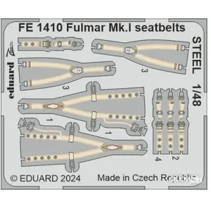 Eduard Fulmar Mk.I seatbelts STEEL 1/48