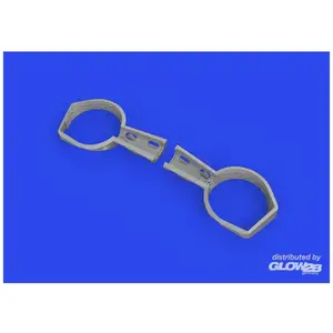 Eduard Bf 109F wheel bays angular PRINT 1/48 pas cher