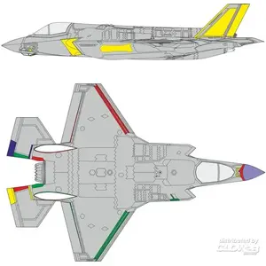 Eduard F-35B RAM coating 1/48 TAMIYA pas cher