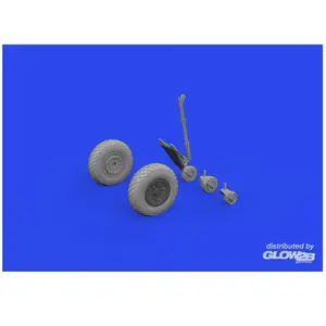 Eduard TBF/TBM wheels w/pattern 1/48 ACADEMY pas cher
