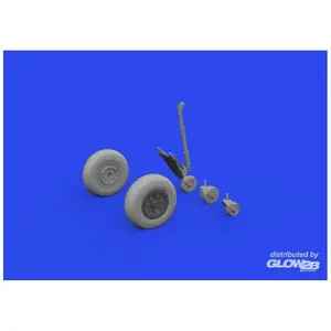 Eduard TBF/TBM wheels w/smooth tire 1/48 ACADEMY pas cher