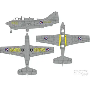 Eduard Gannet AS.1/AS.4 national & a/c marking 1/48 AIRFIX pas cher