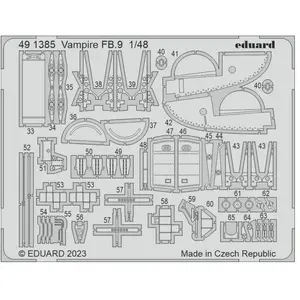 Eduard Vampire FB.9 1/48 AIRFIX pas cher