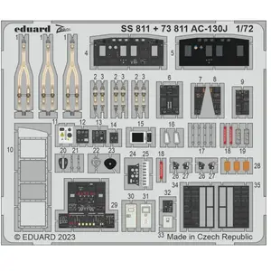 Eduard AC-130J intérieur 1/72 ZVEZDA pas cher