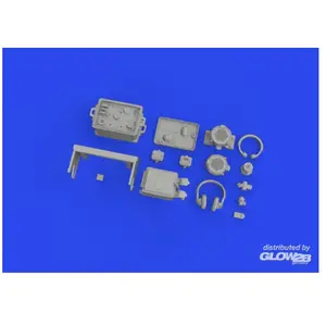 Eduard Sd.Kfz. 251/1 Ausf. C radio equipment dark yellow PRINT 1/35 ACADEMY pas cher