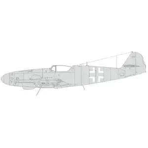 Eduard Bf 109K national insignia 1/48 pas cher