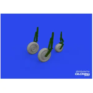 Eduard MiG-17 wheels 1/48 AMMO pas cher