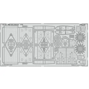 Kit de détails extérieurs Eduard 1:72 PE - PBY-5A Catalina pas cher
