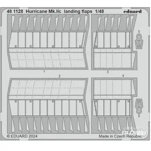 Eduard Ailerons d'atterrissage Hurricane Mk.IIc 1/48 pas cher
