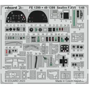 Eduard Seafire F.XVII 1/48 pas cher