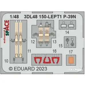 Eduard P-39N ESPACE 1/48 pas cher