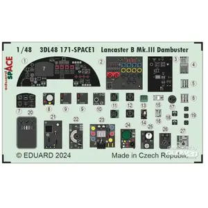 Eduard Lancaster B Mk.III Dambuster SPACE 1/48 HKM pas cher