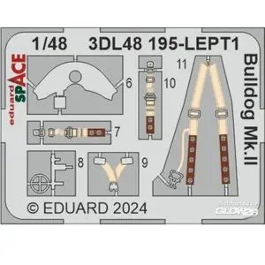 Eduard Bulldog Mk.II SPACE pas cher