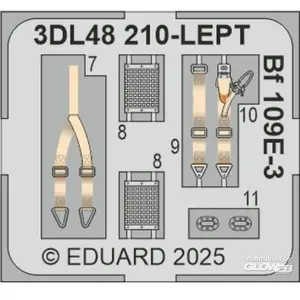 Eduard Bf 109E-3 SPACE HOBBY BOSS