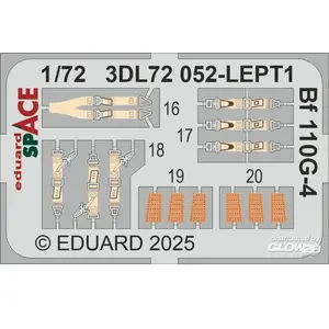Eduard Bf 110G-4 SPACE pas cher