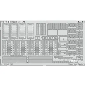 Eduard B-24H bomb bay 1/72 pas cher