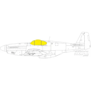 Eduard P-51B/C Malcolm Hood canopy 1/48 pas cher