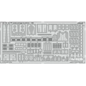 Eduard B-17F undercarriage & exterior 1/48 pas cher