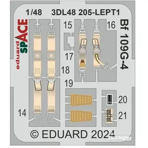 Eduard Bf 109G-4 SPACE pas cher